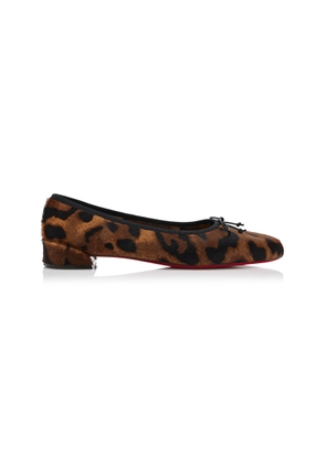 Christian Louboutin Sweetie Jane Pony Hair Ballet Flats - Moda Operandi