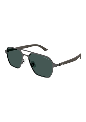 Montblanc Green Navigator Mens Sunglasses MB0360S 003 56