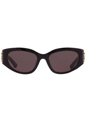 Balenciaga Gray Cat Eye Ladies Sunglasses BB0324SK 002 55