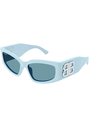Balenciaga Light Blue Cat Eye Ladies Sunglasses BB0321S 014 57
