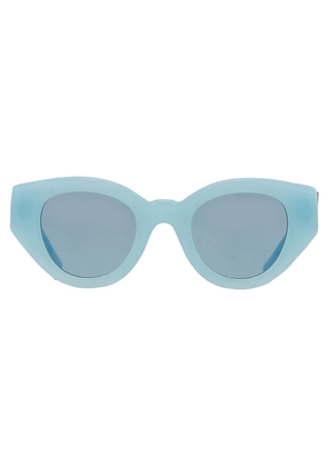 Burberry Meadow Blue Cat Eye Ladies Sunglasses BE4390F 408680 47