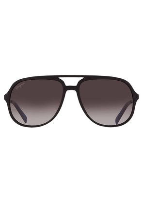 Salvatore Ferragamo Grey Gradient Pilot Mens Sunglasses SF999S 002 60
