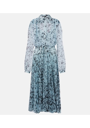 Proenza Schouler Jones printed chiffon shirt dress