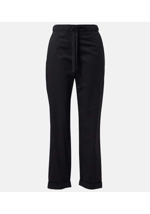 Proenza Schouler White Label Barret cotton-blend poplin wide-leg pants