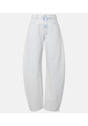Alaia Low-rise barrel-leg jeans