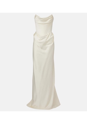 Vivienne Westwood Bridal Galaxy crepe satin corset gown