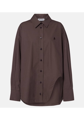 The Attico Diana oversized cotton poplin shirt