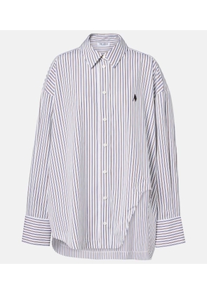 The Attico Striped cotton poplin shirt
