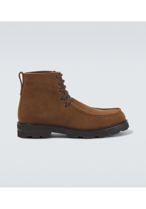 Brioni Suede lace-up boots
