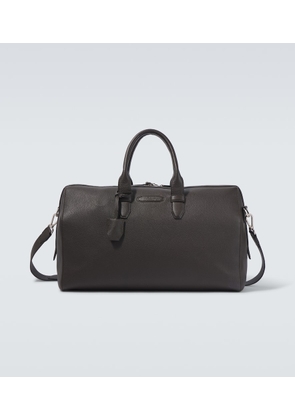 Brioni Leather duffel bag