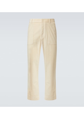 Brioni Cotton and wool corduroy straight pants