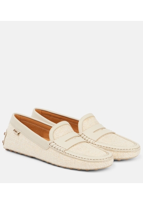 Tod's Gommino tweed driving shoes