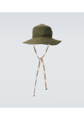 Loewe Knitted logo sun hat