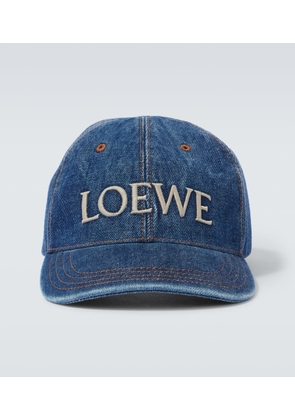 Loewe Logo denim baseball cap