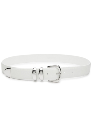 Andersons Belts Grained Leather Belt - White - 95 (UK16/xL)