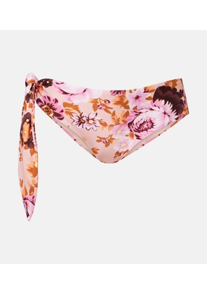 Chloe Floral low-rise bikini bottoms