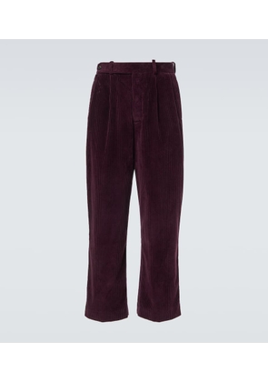 Bode McNab cotton corduroy wide-leg pants