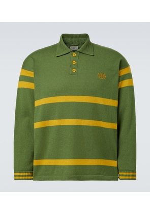 Bode Striped virgin wool polo sweater