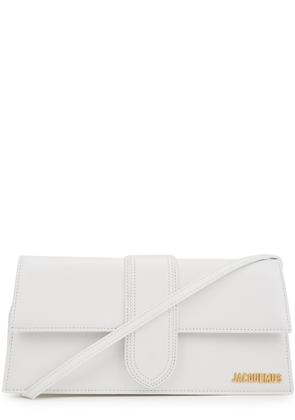 Jacquemus Le Bambino White Leather Top Handle Bag, Bag, White, Leather - One Size