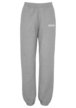 Jacquemus Le Jogging Logo Cotton Sweatpants - Grey - L
