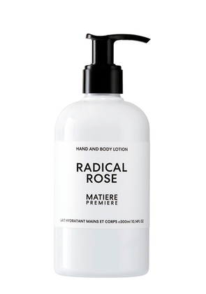 Matiere Premiere Radical Rose Hand and Body Lotion 300ml, Hand and Body Lotion, Leaves Skin Satin Soft and Scented, Spicy Rose Notes of Radical Rose