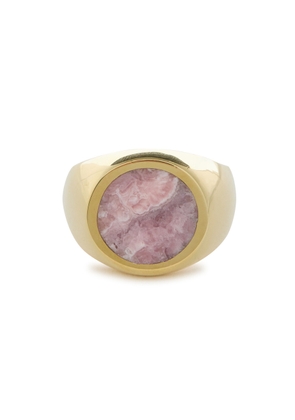 Legier Stone-embellished Signet Ring - Gold - 7.5 (O)