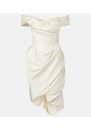Vivienne Westwood Nova Cora draped satin minidress