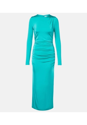 Carolina Herrera Ruched jersey midi dress