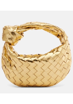 Bottega Veneta Jodie Intrecciato metallic leather tote bag