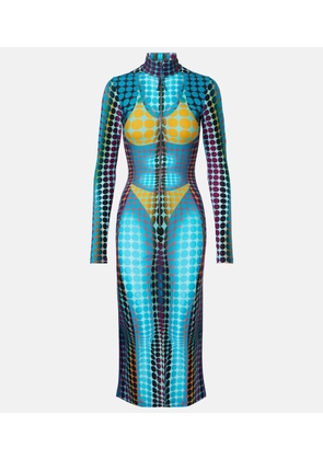Jean Paul Gaultier Printed midi dress
