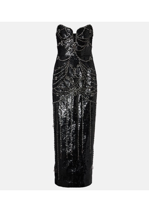 Clio Peppiatt Chandelier embellished gown