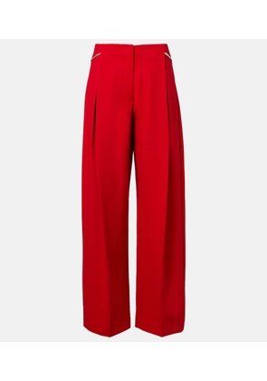 Sportmax High-rise wide-leg pants