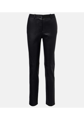 Joseph Coleman leather straight pants
