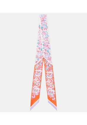 Gucci Printed silk twill scarf