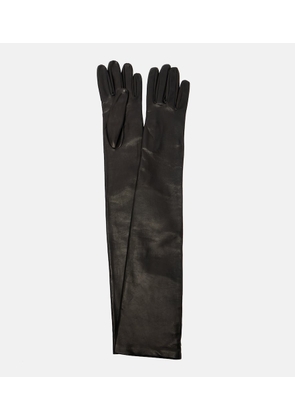 Nour Hammour Leather gloves