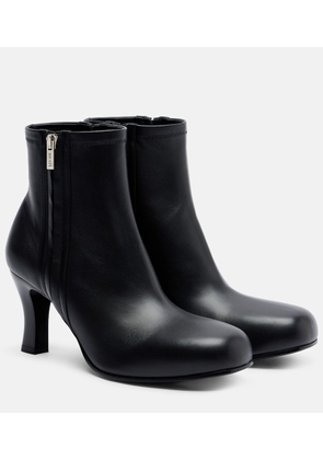 Loewe Bobine 90 leather ankle boots