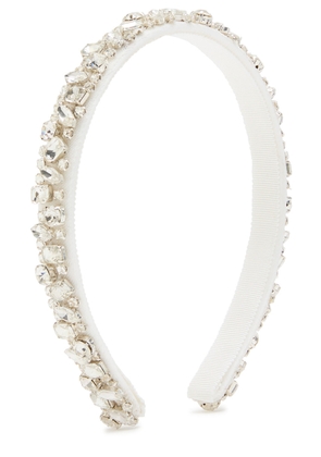 Jennifer Behr Czarina Crystal-embellished Silk Headband - One Size