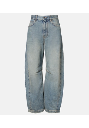 Loewe Anagram barrel-leg jeans