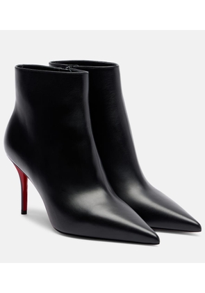 Christian Louboutin Miss Z 80 leather ankle boots