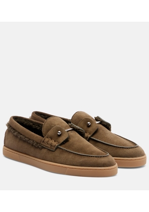 Christian Louboutin Chambeliboat suede loafers