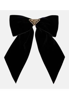 Prada Velvet hair clip
