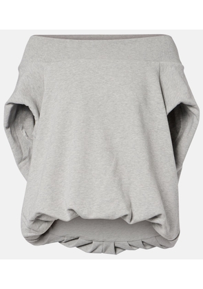 Dries Van Noten Cocoon cotton jersey sweatshirt