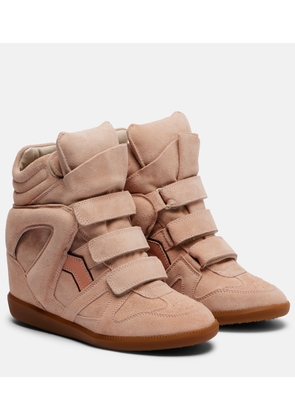 Isabel Marant Bekett suede high-top sneakers