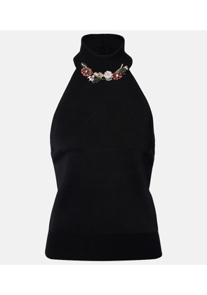 Givenchy Embellished halterneck top