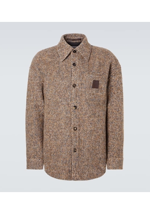 Loewe Anagram wool-blend overshirt