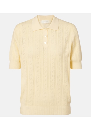 Lisa Yang Cristine cotton and cashmere polo sweater