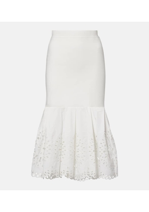 Simkhai Broderie anglaise midi skirt