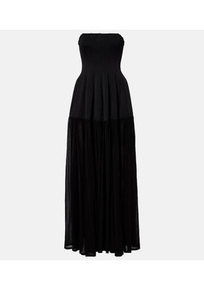 Simkhai Strapless tulle maxi dress
