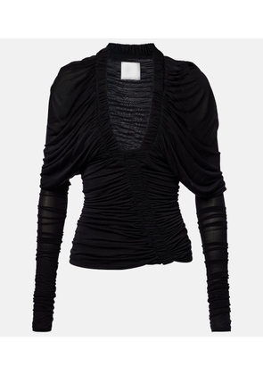Christopher Esber Ruched jersey top