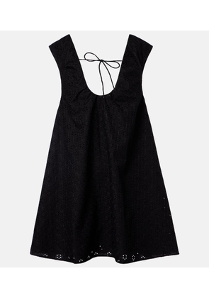 Faithfull Juana broderie anglaise minidress